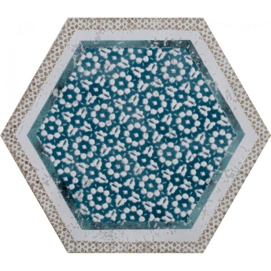 hatszogletu mediterran dekor csempe burkolat fali viragot vintage kopottas rusztikus hexa jarolap regies cementlap padloburkolat provence provnaszi.jpg